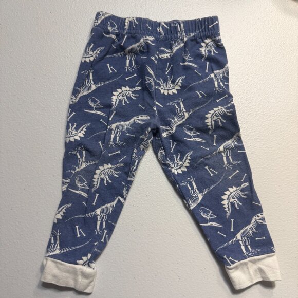 Dinosaur Fossil Baby Pajama Set – 2-Piece Cotton Sleepwear 18M - Picture 5 of 5